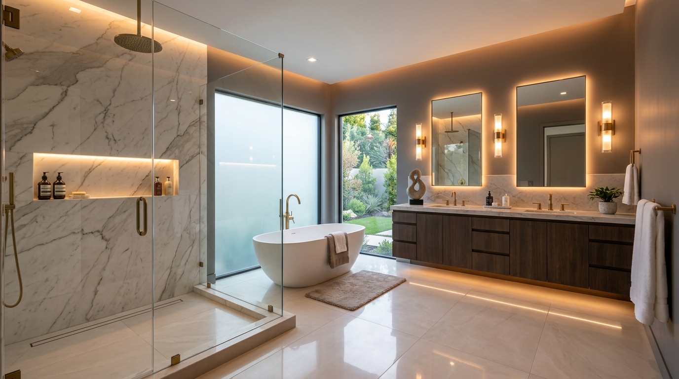 Luxury Master Bathroom Tile